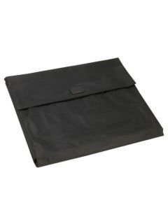 The front of the black nylon flap over flat pack by TUMI in the Travel Accessory collection.