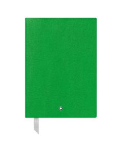 The Montblanc fine stationery green A5 notebook.