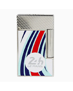 This Ligne 2 24Hrs Du Mans Palladium Lighter by S. T. Dupont has the 24hr logo on the front and the lucky number 8 on the back. 