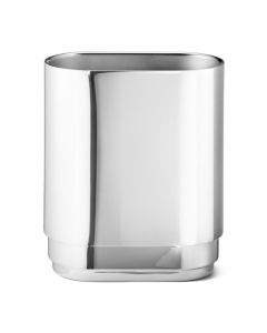 The Georg Jensen Manhattan stainless steel small vase.
