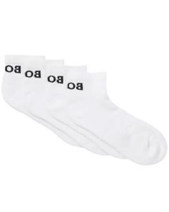 Pack of 2 White Ankle Socks designed by BOSS.