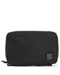 This Black Bi-Cycle Wash Bag with Wrist Strap has been designed by BOSS. 