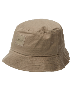 This BOSS Febas Sand Bucket Hat with Logo is great for a holiday and can be worn casually during the summer.