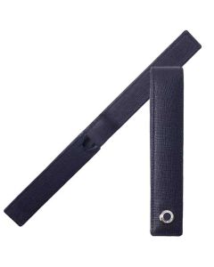 This navy pen pouch has been designed by hugo boss.