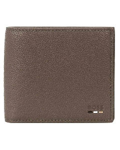 Ray Faux Soft-Grain Leather 8CC Wallet in Brown