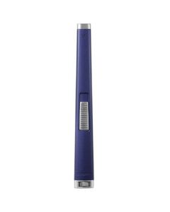 This is the Aura Blue & Chrome Candle/Cigar Lighter designed by Colibri.
