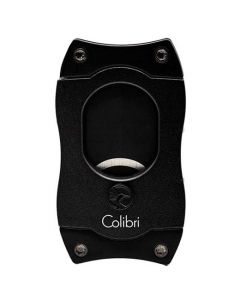 This is the Black S-Cut Cigar Cutter designed by Colibri. 