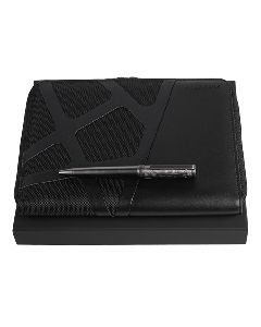This Craft Conference Folder A5 and Ballpoint Pen Set by Hugo Boss is a great gift for anyone who likes to stay organised at work and is always taking notes or writing.