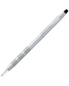 This Satin Chrome Classic Century Ballpoint Pen was designed by Cross. 