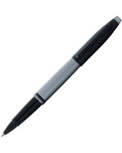 This is the Sheaffer Matte Grey & Black Lacquer Calais Rollerball Pen.