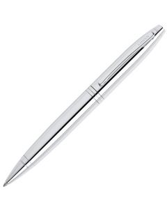 This Polished Chrome Calais Ballpoint Pen was designed by Cross. 
