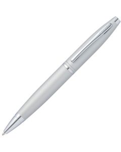 This Satin Chrome Calais Ballpoint Pen was designed by Cross. 