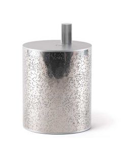 This silver speaker has been designed by Lexon for their Cylindre collection.
