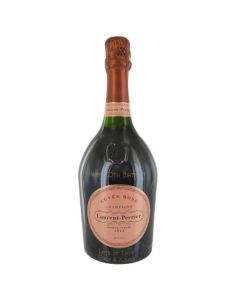 This Laurent Perrier Rose bottle has been engraved in fifth font.