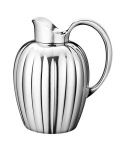 This is the Stainless Steel Bernadotte 1.6L Pitcher designed by Georg Jensen. 