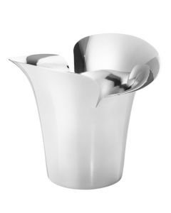 Stainless Steel Bloom Botanica Small Plant Pot designed by Georg Jensen.
