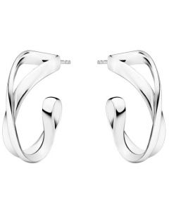 These are the Georg Jensen Sterling Silver Infinity Earhoops.