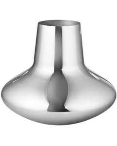 This is the Georg Jensen Mirror Polished Stainless Steel Koppel Large Vase. 