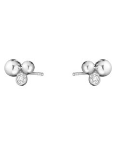 These 0.07 CT Sterling Silver Moonlight Grapes Earrings have been designed by Georg Jensen.