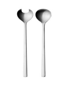 These are the Georg Jensen Stainless Steel New York Salad Servers.