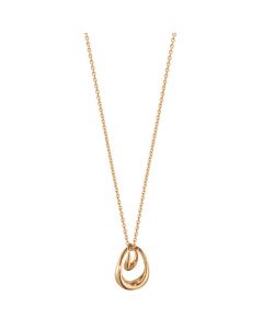 This 18 KT. Rose Gold Offspring Pendant has been created by Georg Jensen.