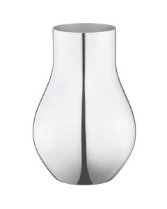 The Georg Jensen stainless steel small Cafu vase.