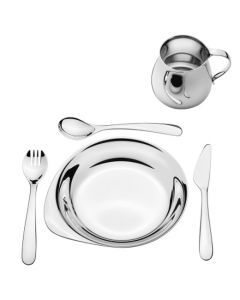 Georg Jensen Tableware Gift Box - 5 Pieces with a mirror finish.