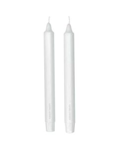Georg Jensen Tall White Candles - made from paraffin wax, and have a calm, long-lasting burning life.