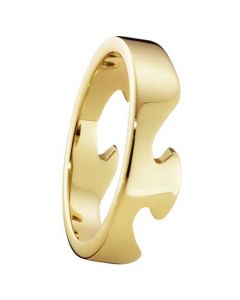 Georg Jenson yellow gold fusion ring.