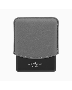This S.T. Dupont Velvet Animation Graphite Cigarette Case is made with a soft grain leather. 