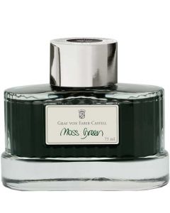 This is the Graf von Faber-Castell Moss Green 75ml Ink Bottle. 