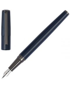 This is the All Navy Gear Minimal Fountain Pen designed by Hugo Boss.