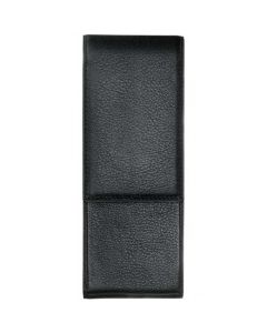 This is the LAMY Grained Leather Black 2 Pen Pouch.