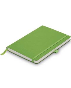 This is the LAMY vibrant Green A6 Softcover Ruled Notebook.