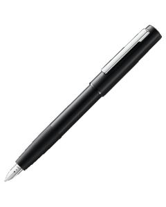The LAMY brushed black fountain pen in the Aion collection.