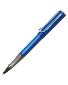 The LAMY blue rollerball pen in the AL-Star collection.