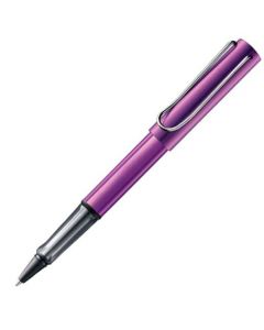 This LAMY rollerball pen is part of the AL-star collection and is made in a Lilac colour.