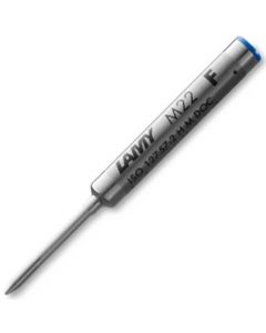 This is the LAMY Blue M22 F Compact Ballpoint Pen Refill.