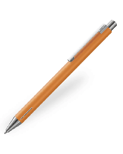 This Econ Special Edition Apricot Ballpoint Pen by LAMY has a matte barrel with polished chrome accents and comes fitted with a black ink refill. 