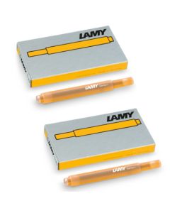 These are the LAMY T 10 Mango Ink Cartridges.