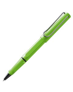 The LAMY green rollerball pen in the Safari collection.