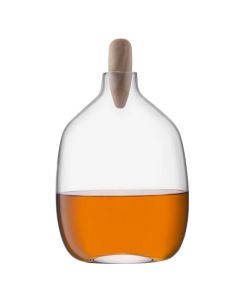 Signature Float Decanter with Ash Stopper designed by LSA. 