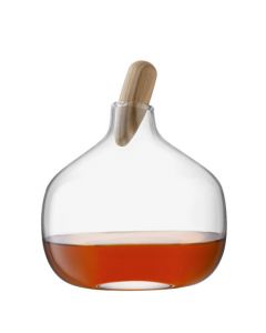Signature Float Decanter with Oak Stopper designed by LSA.