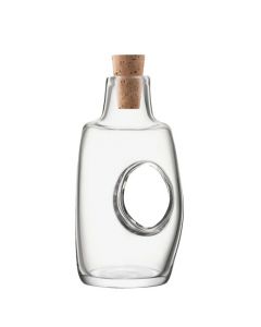 LSA International's Signature Void Oil/Vinegar Bottle with Cork Stopper is 120ml.