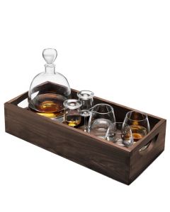 Select Whisky Islay Connoisseur Set with Walnut Tray designed by LSA.