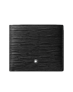 Meisterstück 4810 Black Leather Wallet 8CC By Montblanc 