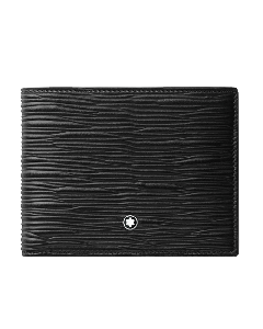 Montblanc Meisterstück 4810 Wallet Clear View Pockets 6CC Black