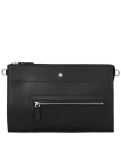 This Meisterstück Selection Soft Black Clutch is designed by Montblanc. 
