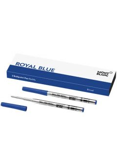 These are the Montblanc Royal Blue Ballpoint Refill's in broad.