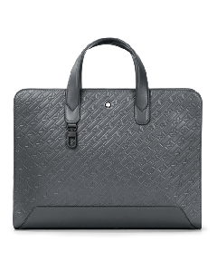 Montblanc's 4810 M_Gram Forged Iron Thin Document Case has a repeat pattern all over the exterior. 